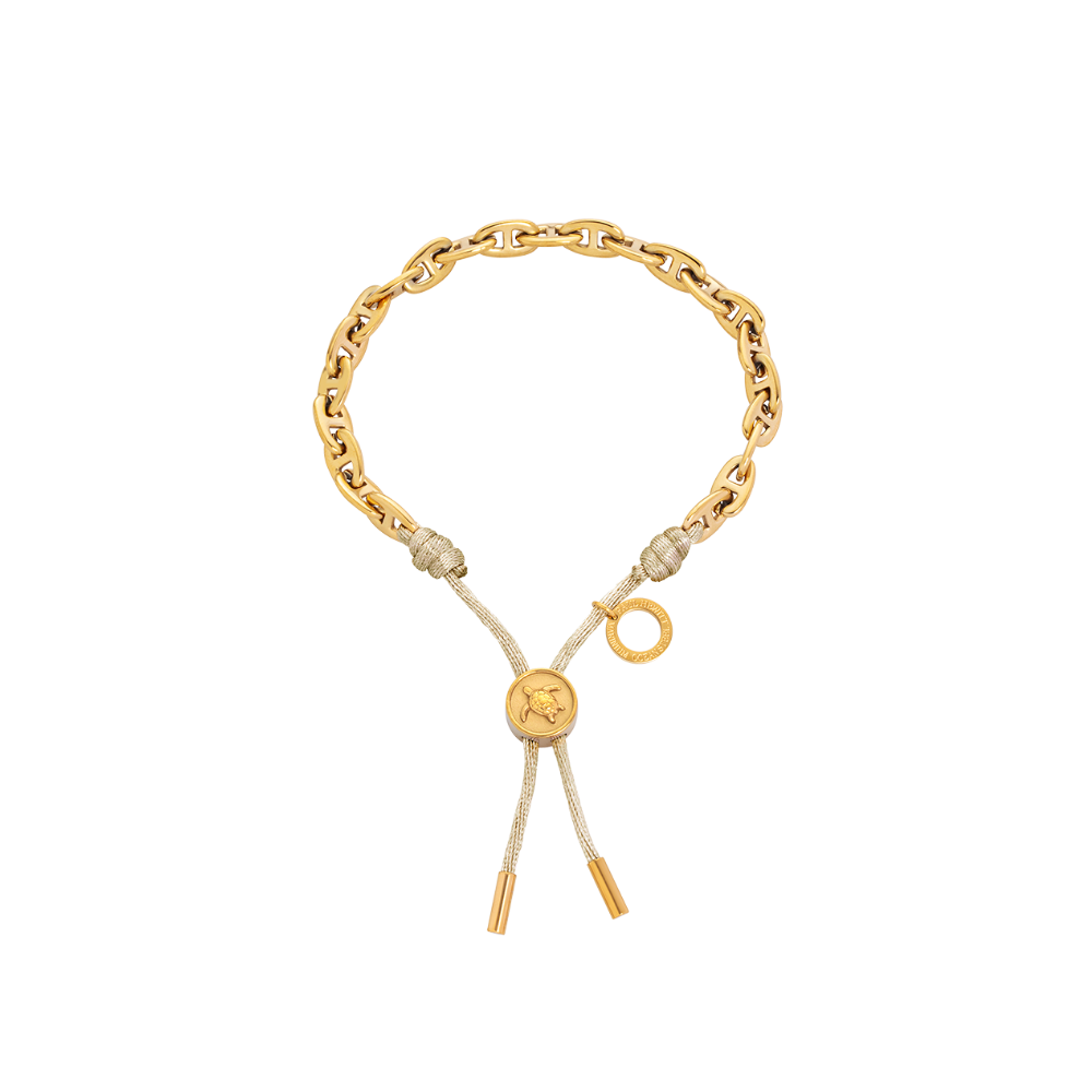 Turtle Anchor Chain Bracelet Gold Sand – Paul Hewitt