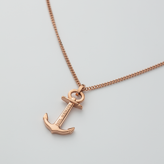 The Anchor necklace rose gold