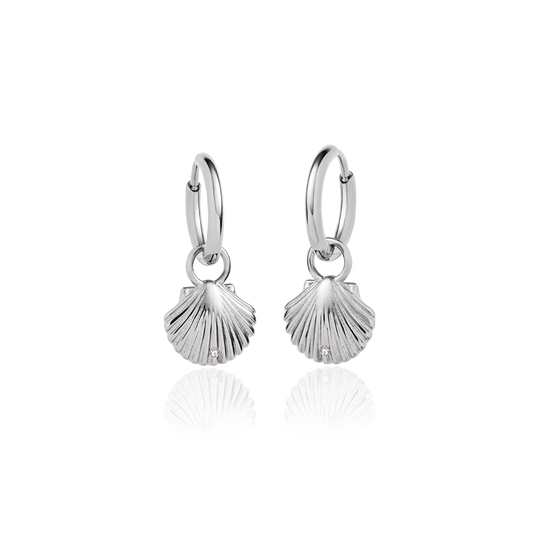 Scallop Ohrring Silber