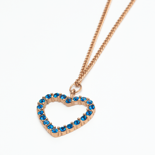 Little Heart Necklace Rose Gold