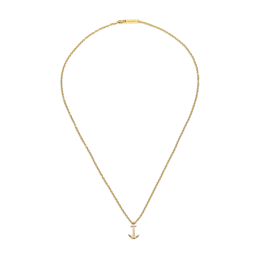Men's Anchor Necklace Gold