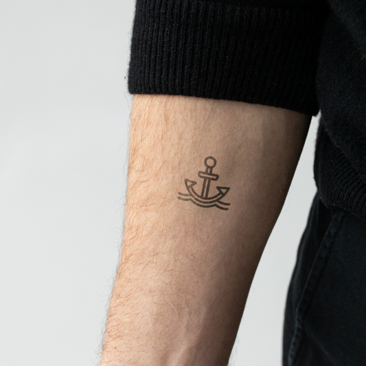 Men's Anchor 4 Tattoo