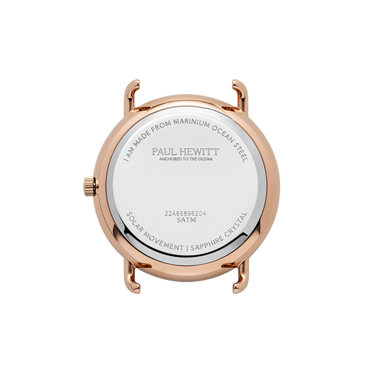 Sailor 33 mm watch rose gold white