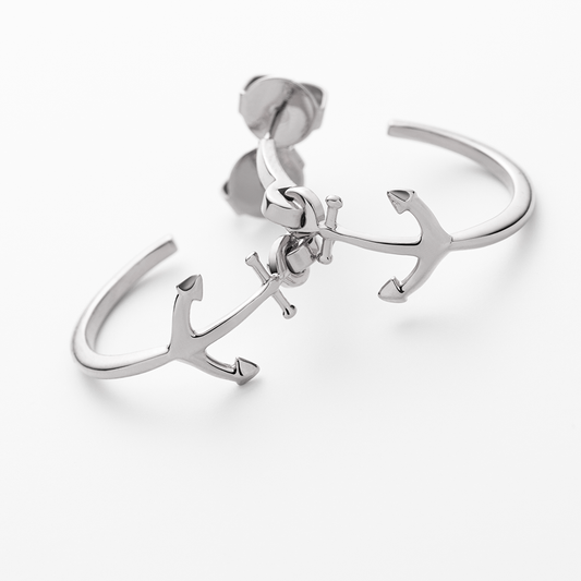 The Anchor II Earring Silver