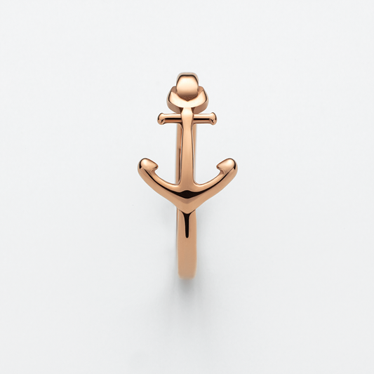 The Anchor II ring rose gold