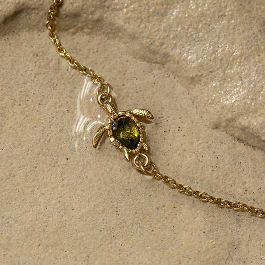 Turtle Mono Bracelet Gold