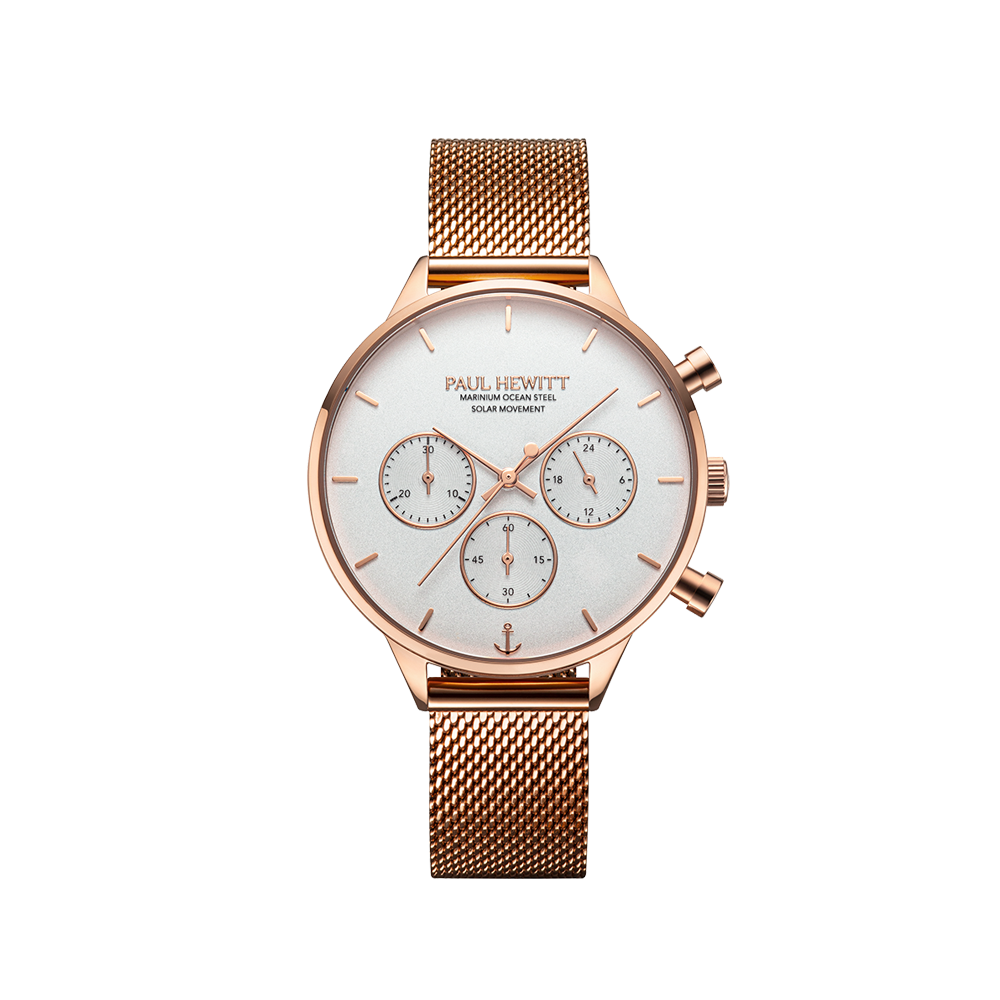 Women s watch Oceanpulse rose gold white PAUL HEWITT