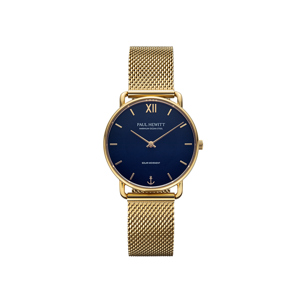 Paul Hewitt Uhr Sailor Line Rosegold Sailor 33 Mm Watch Gold Blue