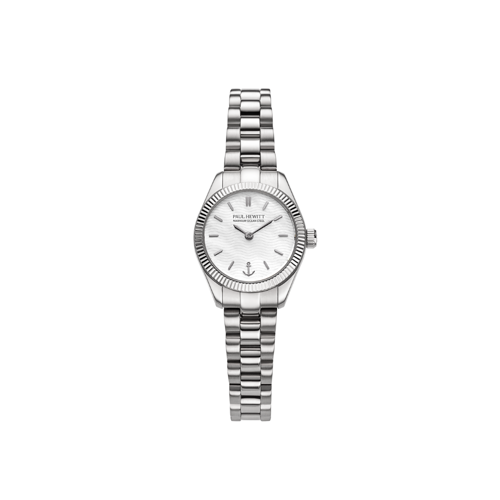 Petit Soleil Round Uhr Silber Weiß – Paul Hewitt