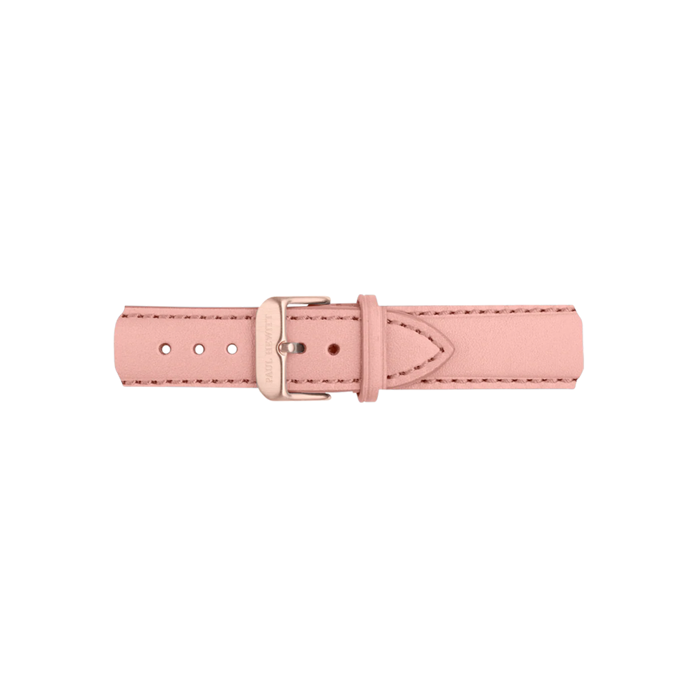 Leder Uhrenarmband Roségold Aurora 20 mm