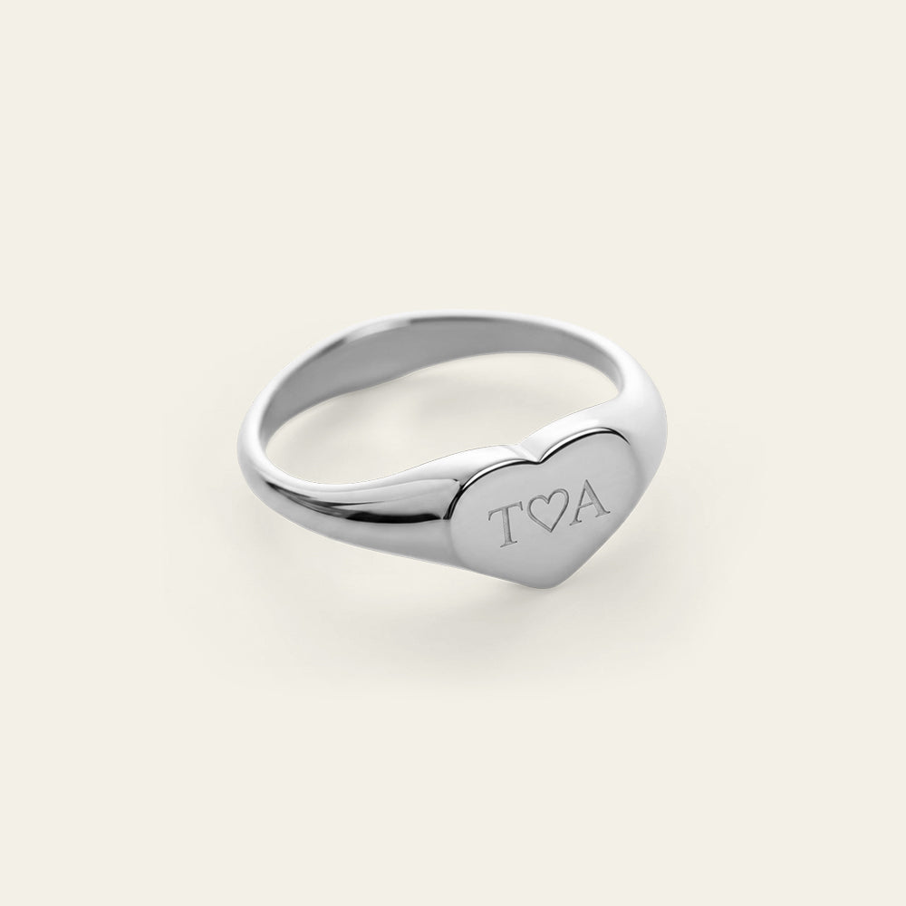 Heart Bague Argent