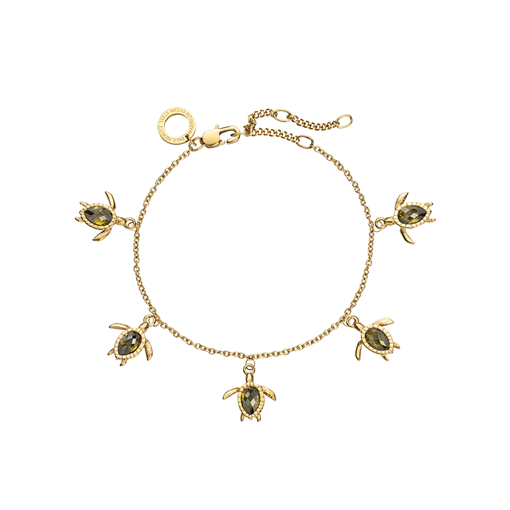 Turtle Armkette Gold