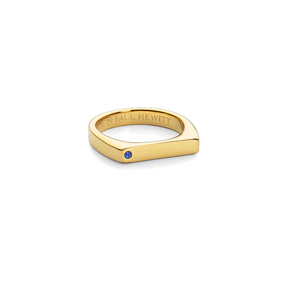 Ring Signet Brilliant Cut Gold