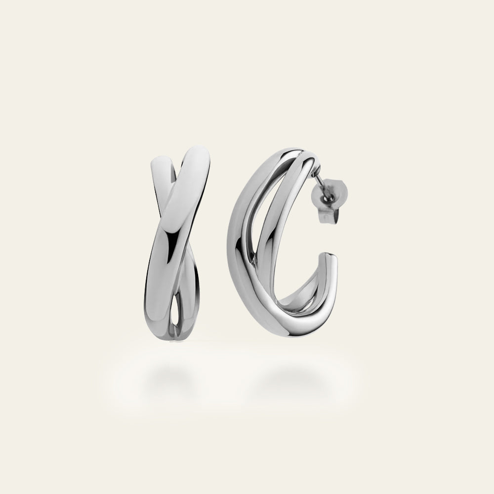 Waves Earring Silver