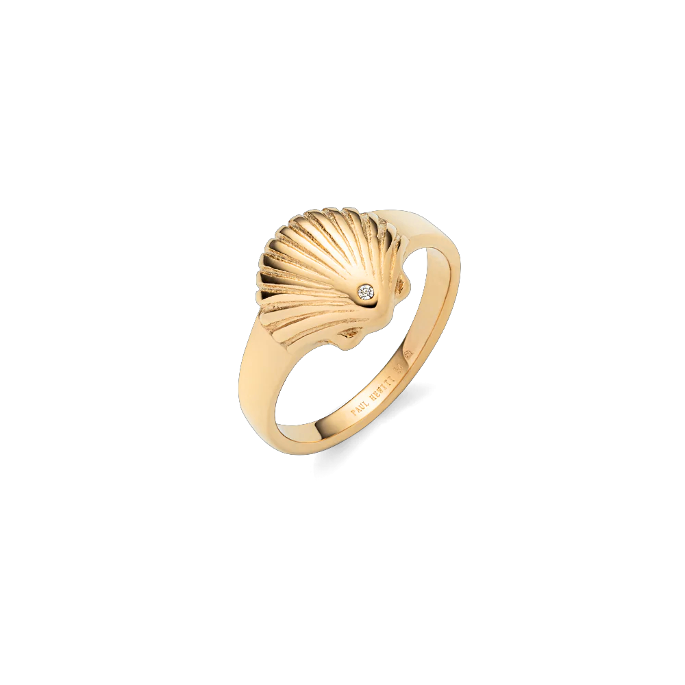 Scallop Ring Gold