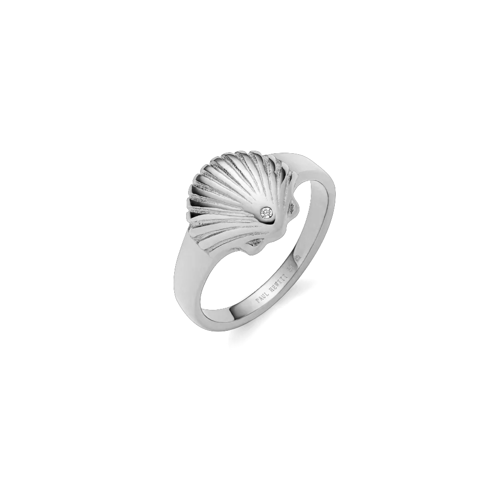 Scallop Ring Silver