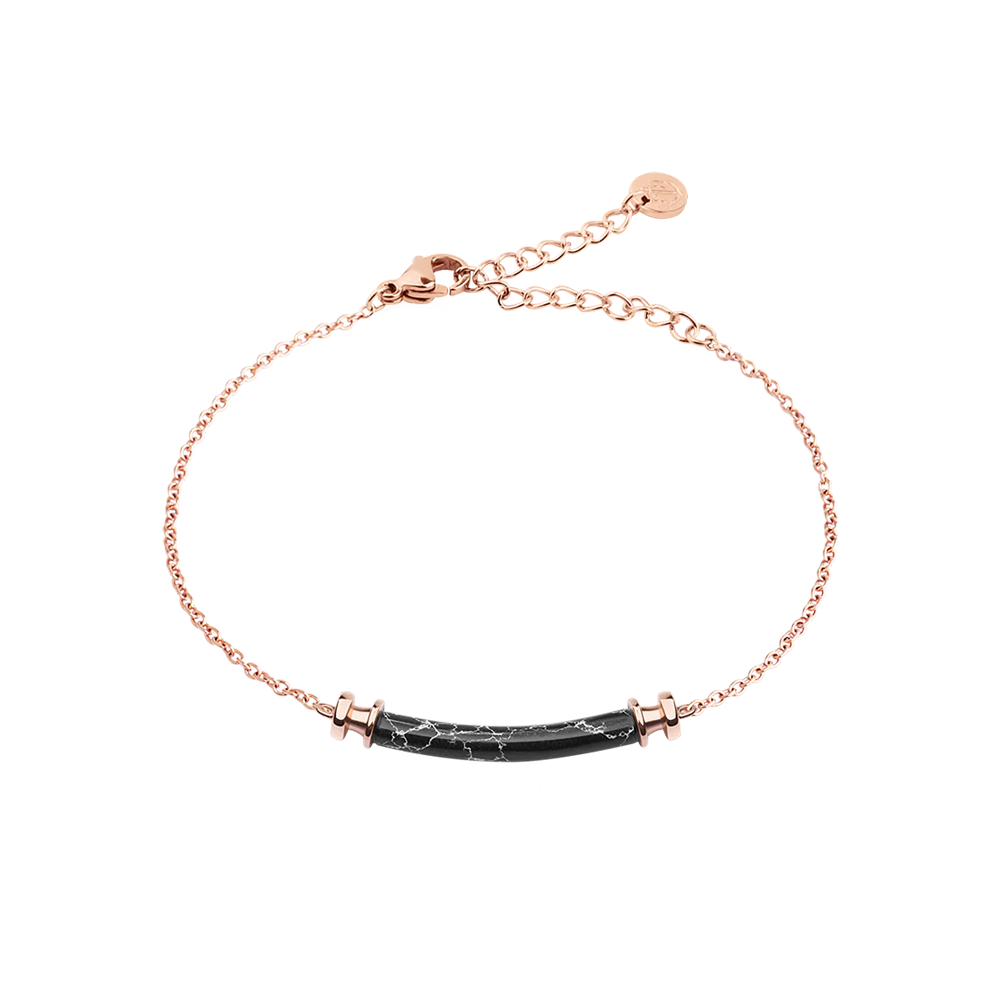 Bracelet Starboard Rose Gold Black Marble