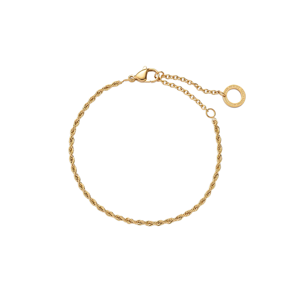 Rope Chain Armkette Gold