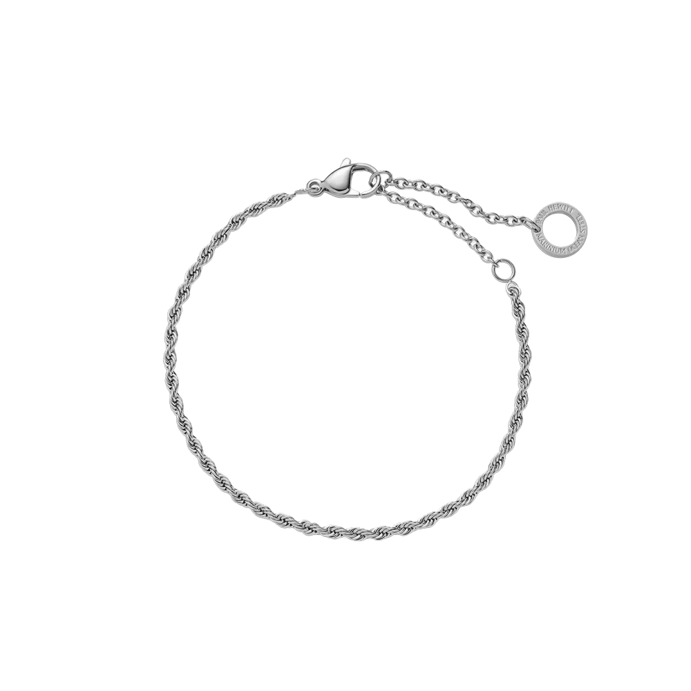 Rope Chain Armkette Silber