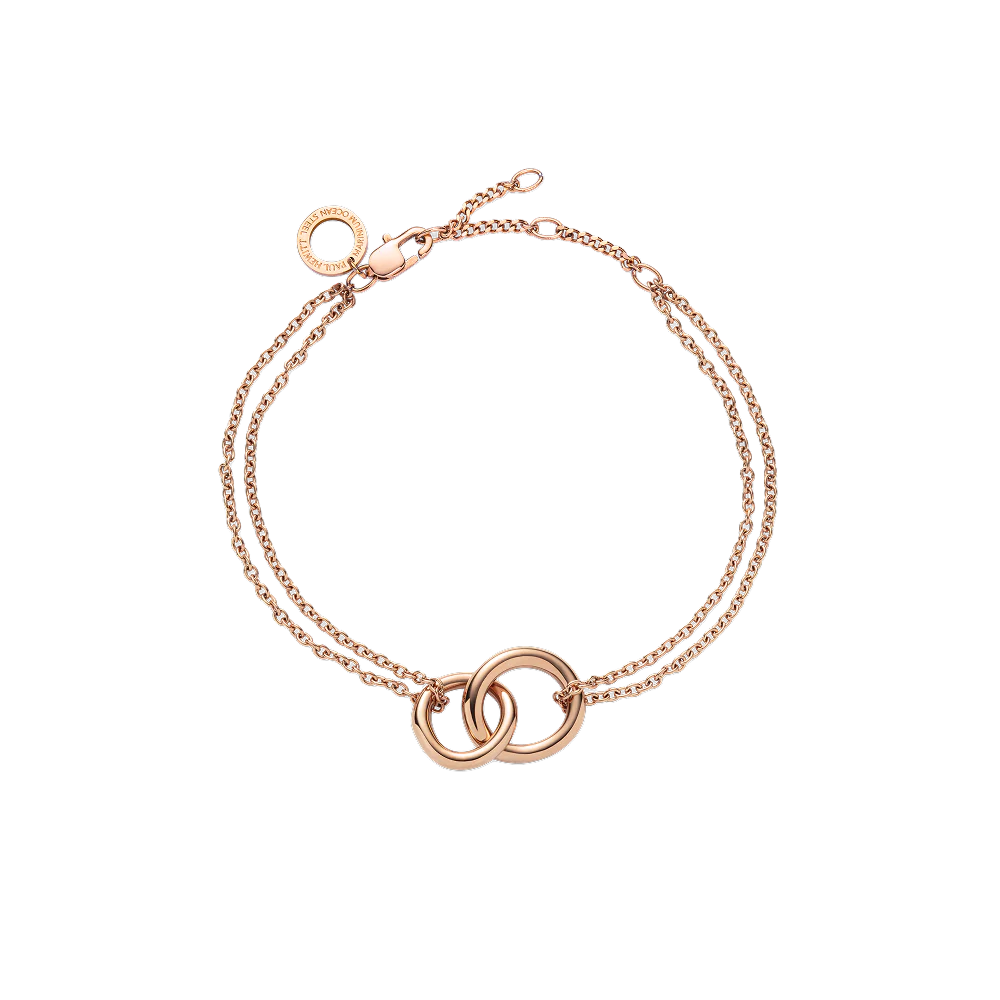 Waves Armkette Roségold