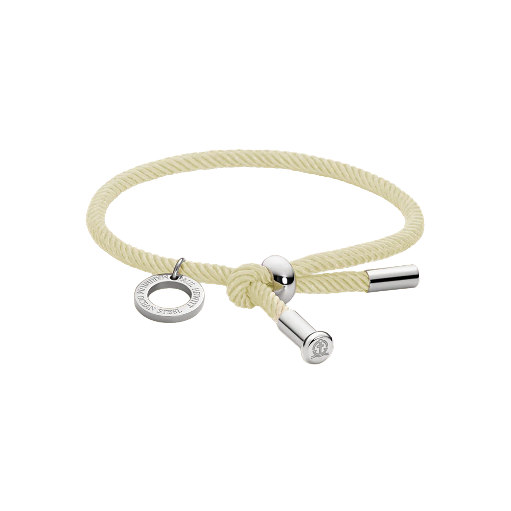 Vitamin Sea Armband Silber Off White