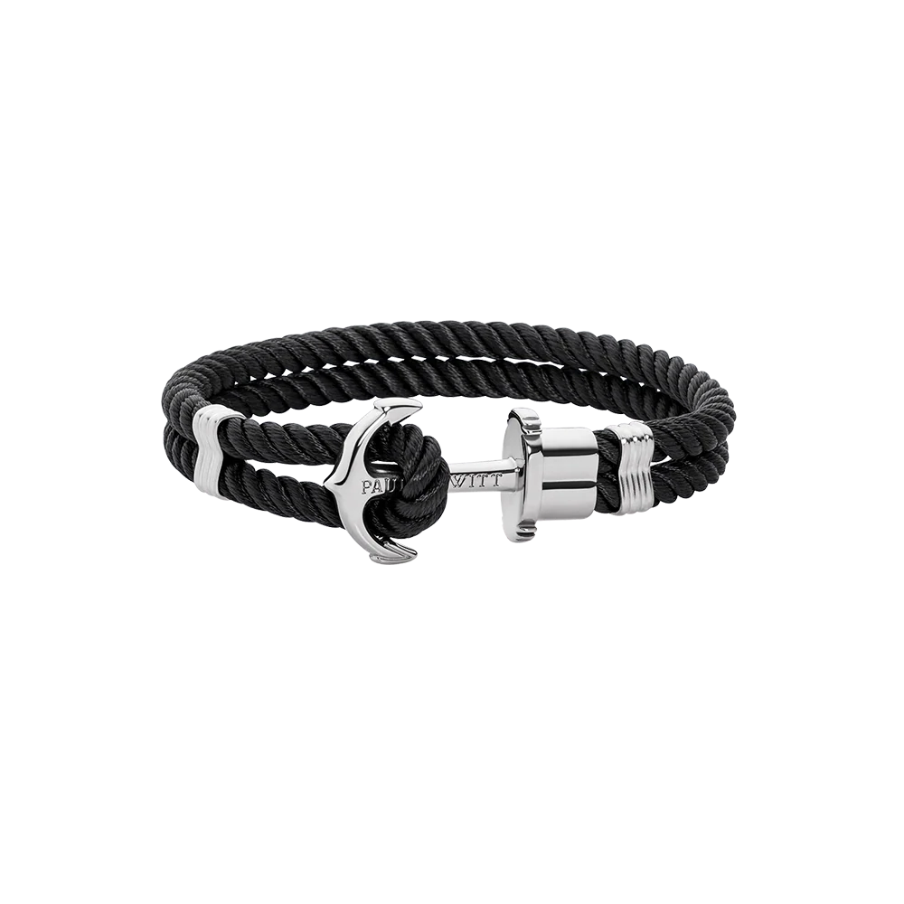 Phrep Armband Silber Schwarz