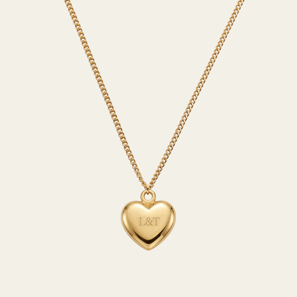 Ocean Heart Halskette Gold