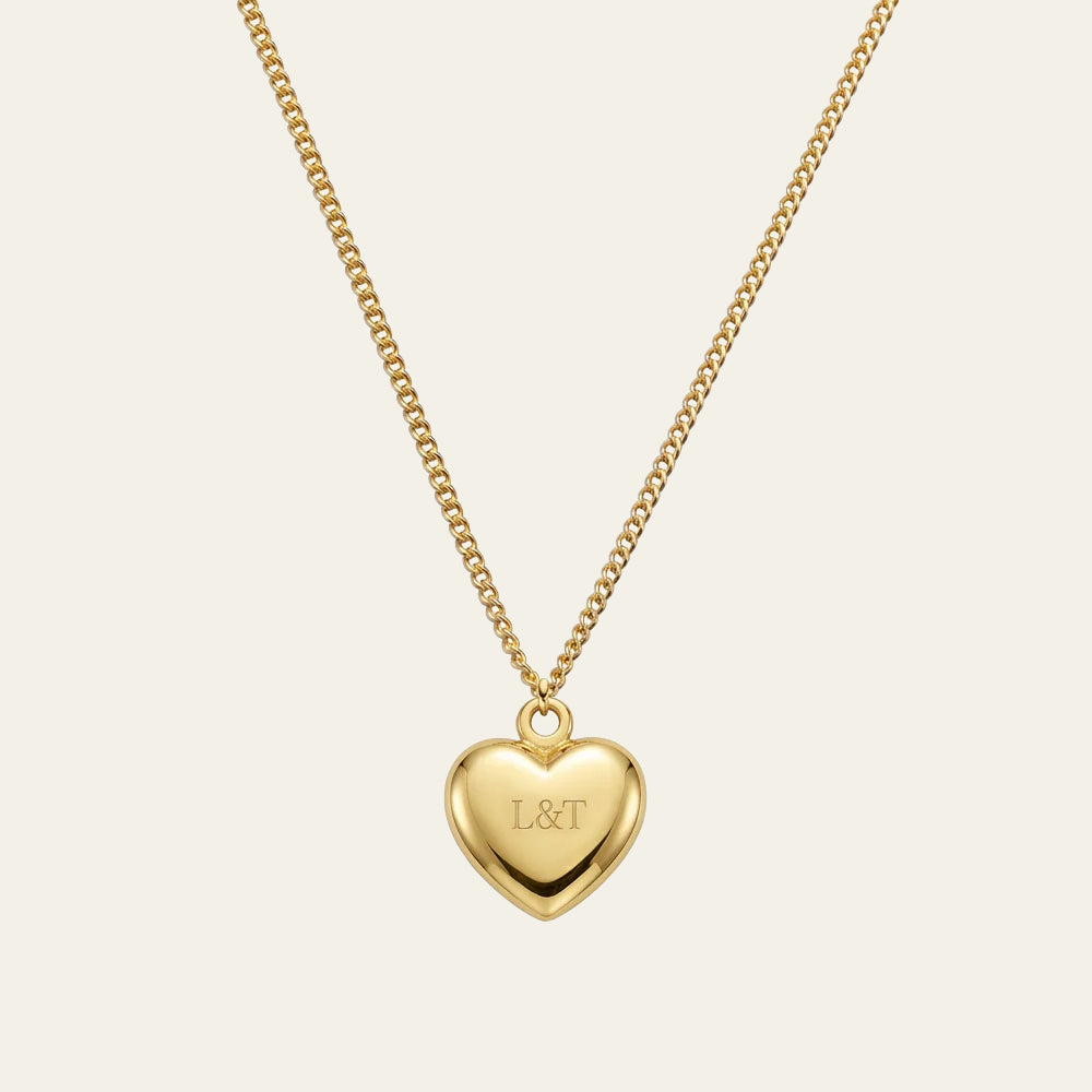 Ocean Heart Halskette Gold