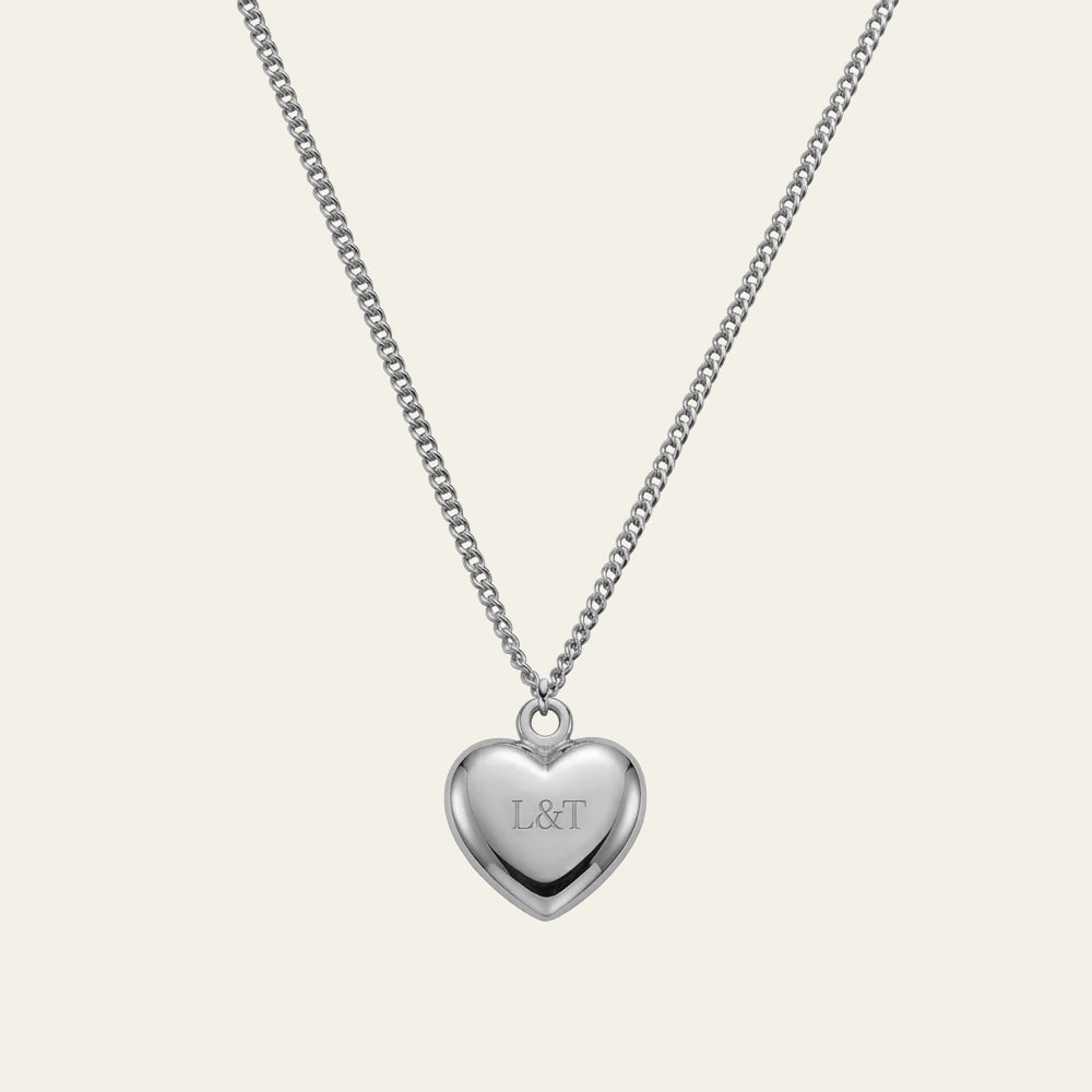 Ocean Heart Necklace Gold