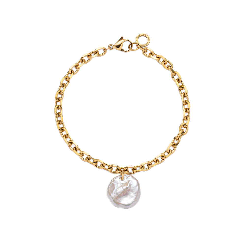 Treasures of the Sea Pearl Armkette Gold
