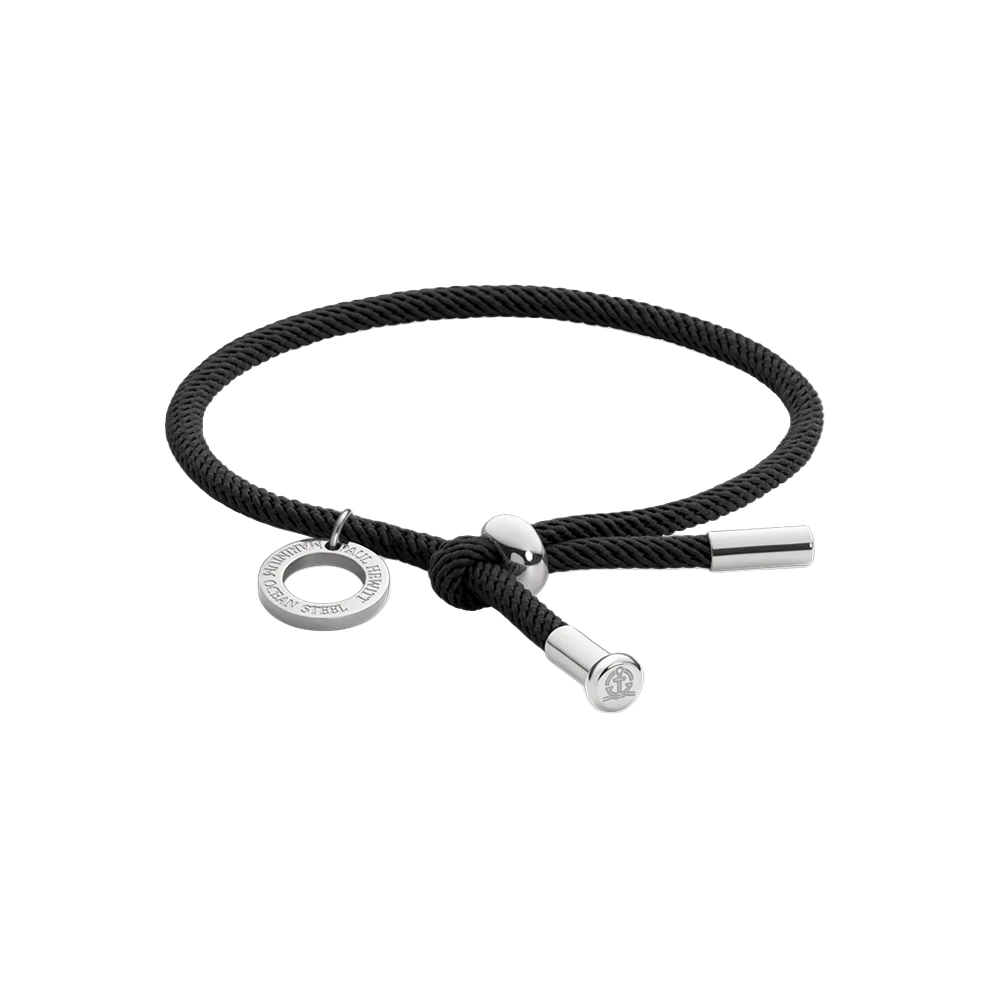 Vitamin Sea Armband Silber Schwarz