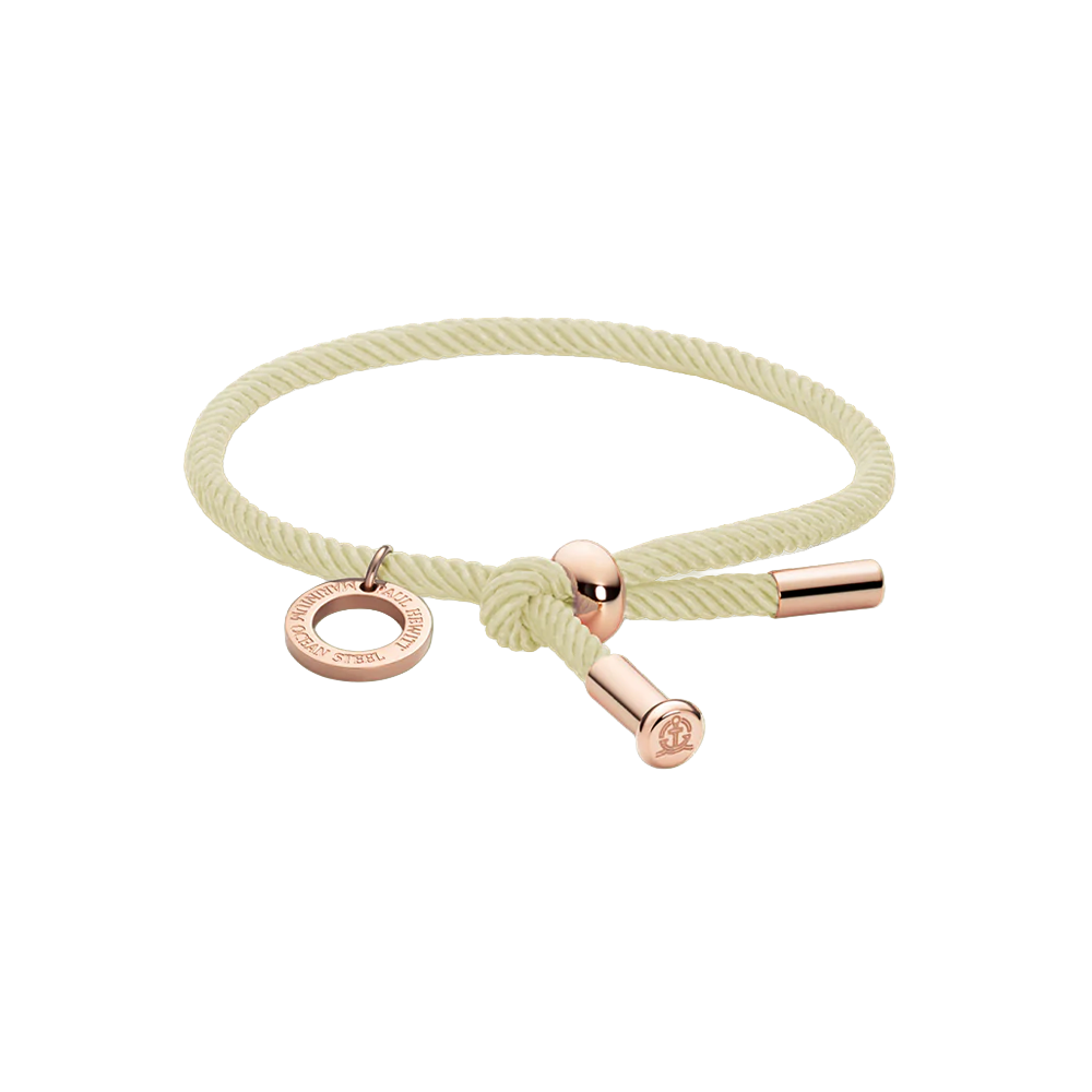 Vitamin Sea Armband Roségold Off White