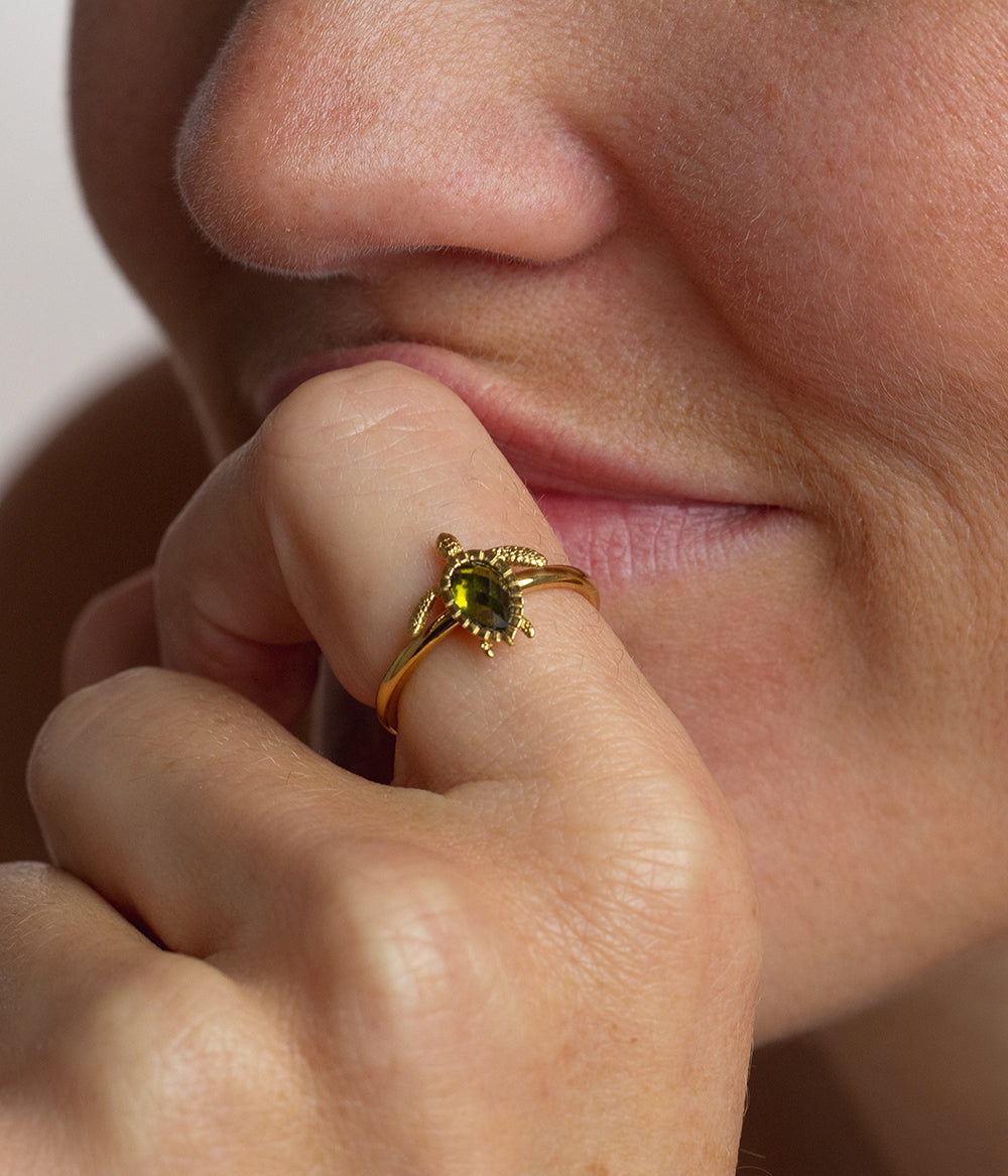 Turtle Ring Gold
