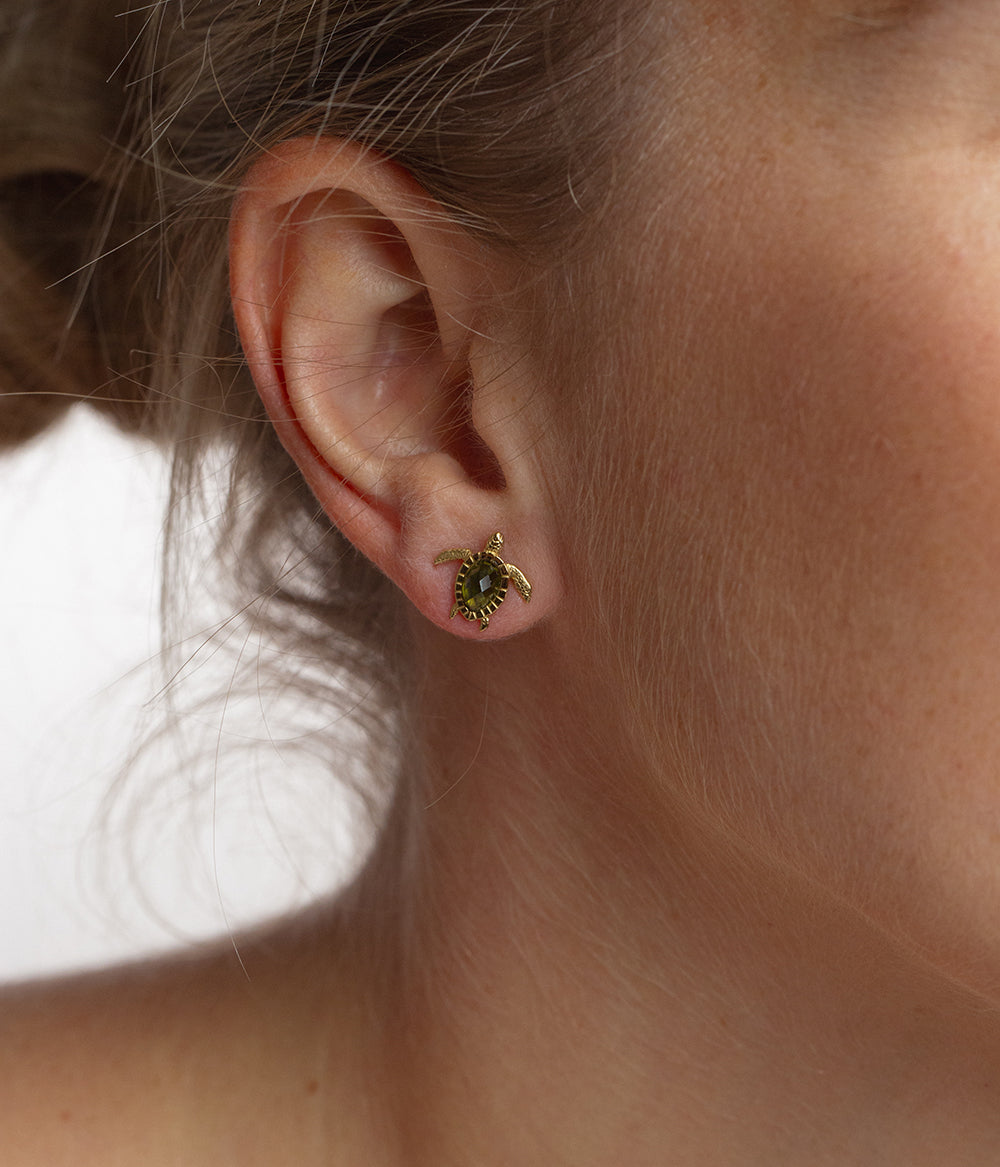 Turtle Boucle d'oreille Or