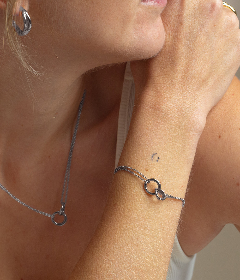 Waves Armkette Silber
