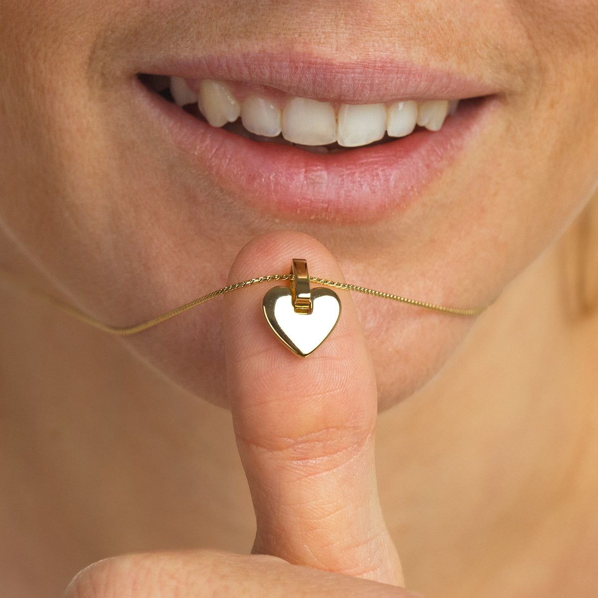 Heart Halskette Gold