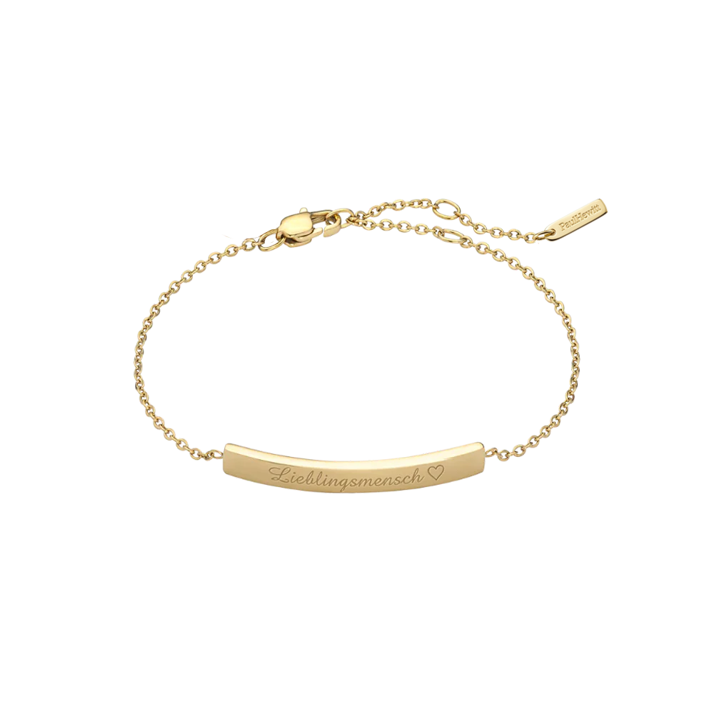 Slim Bar Armkette Gold