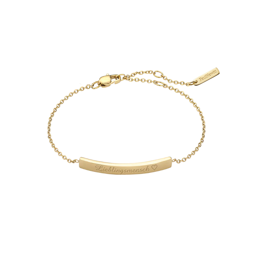 Slim Bar Armkette Gold
