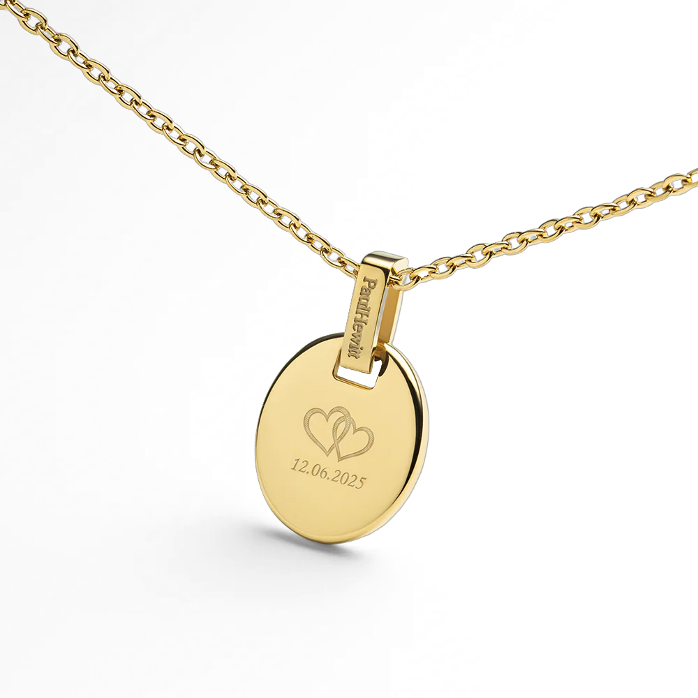 Oval Necklace Gold