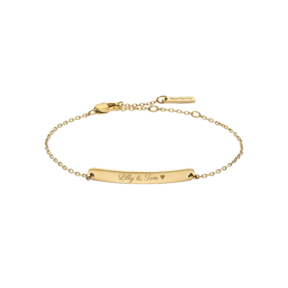 Loveprint Armkette Gold