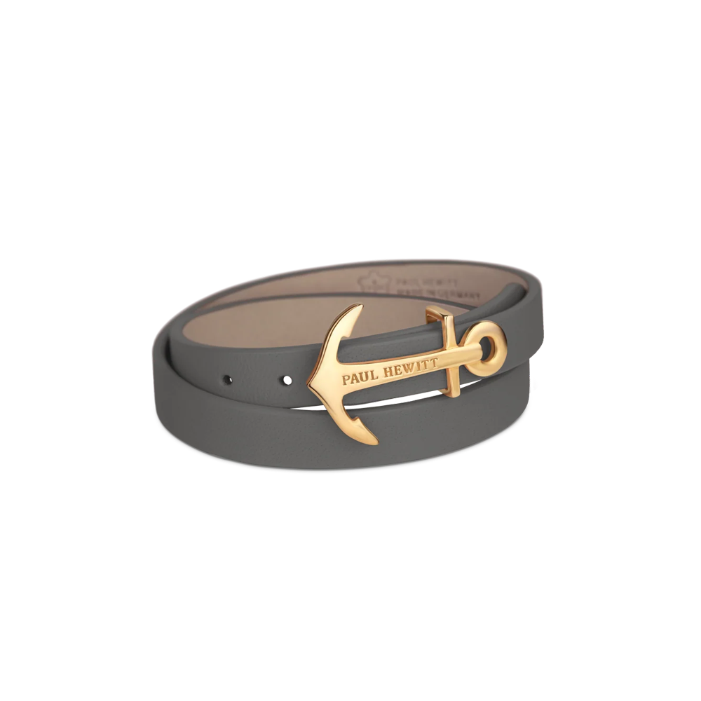 Wrap Bracelet North Bound Gold Gray