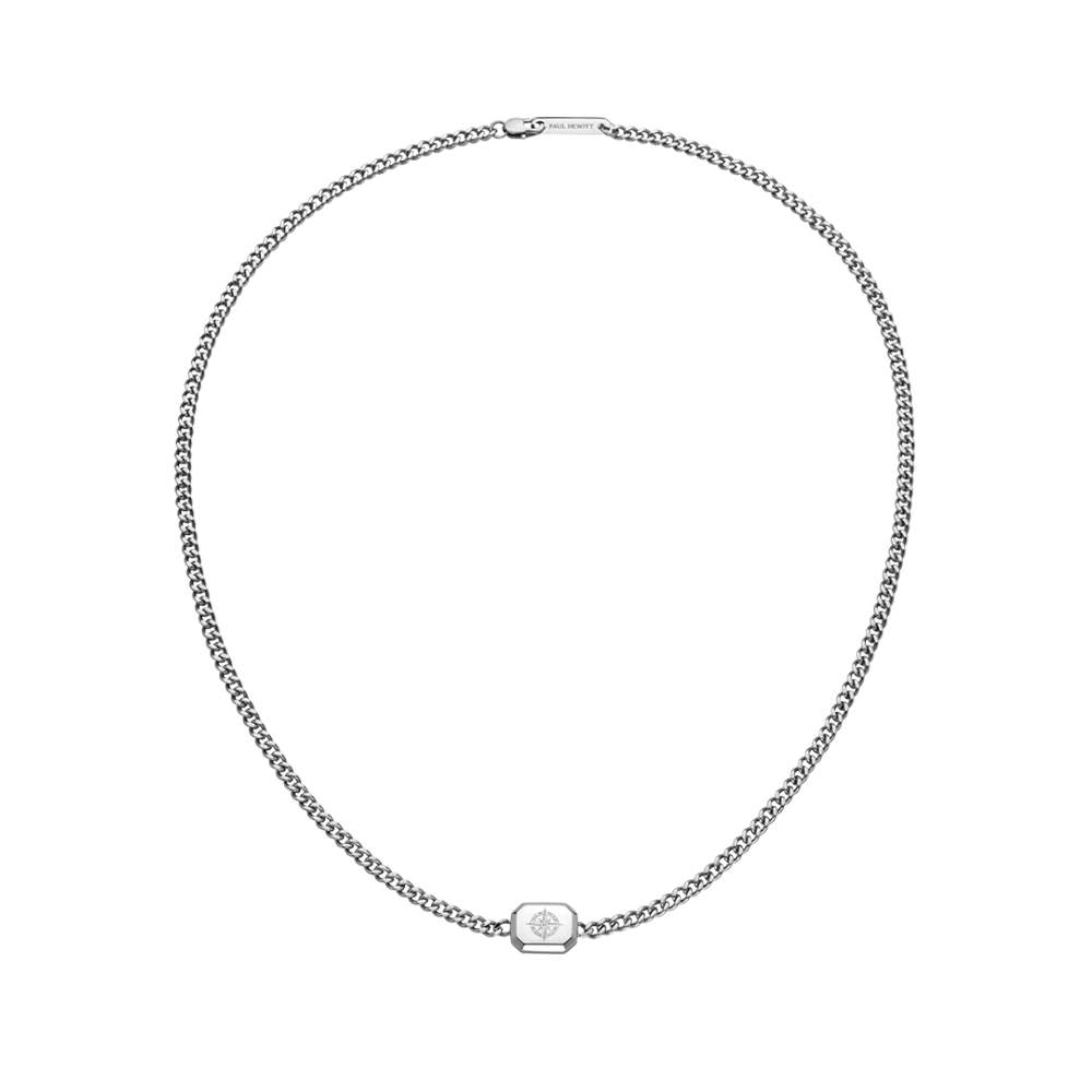 Windrose II Halskette Silber
