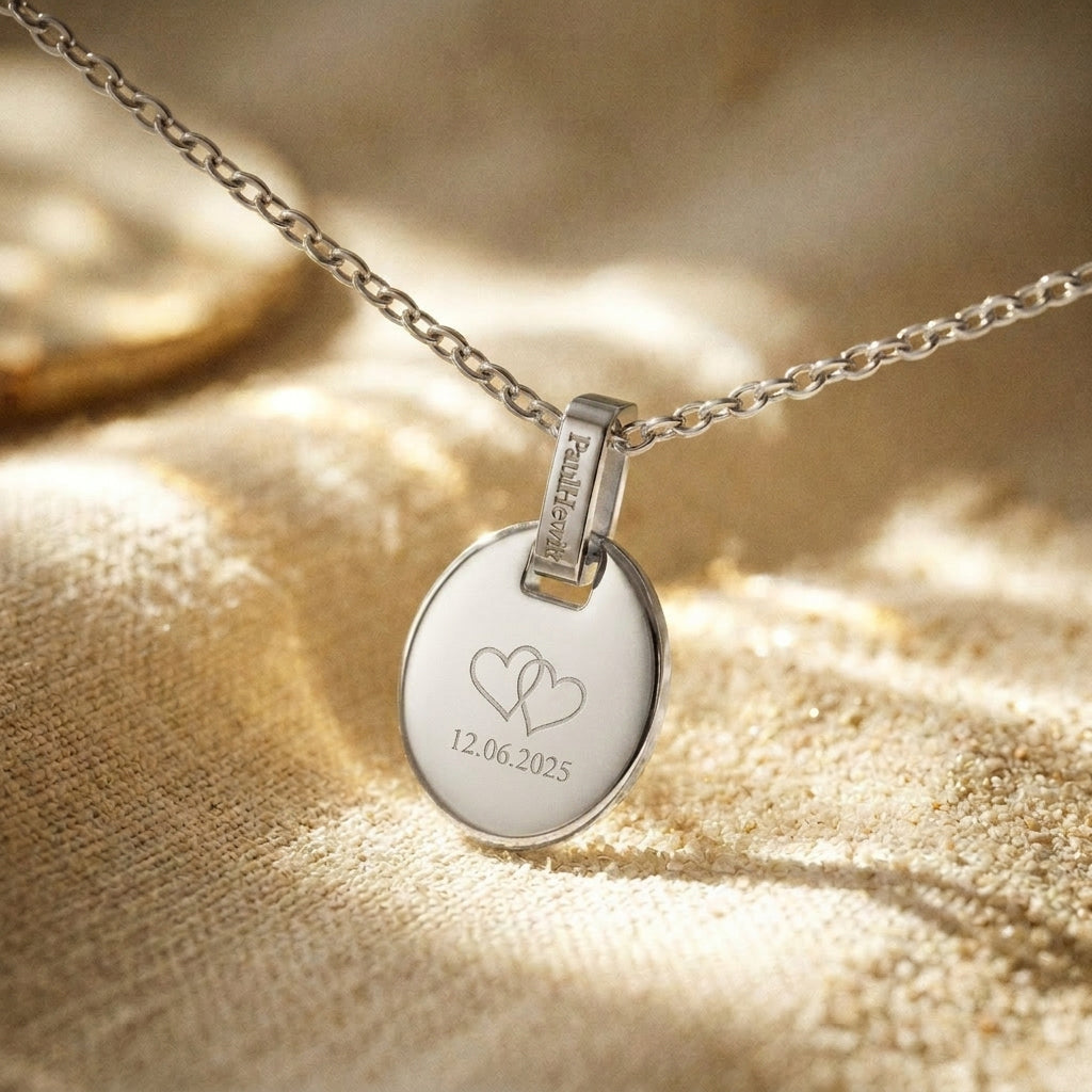 Oval Collier Argent