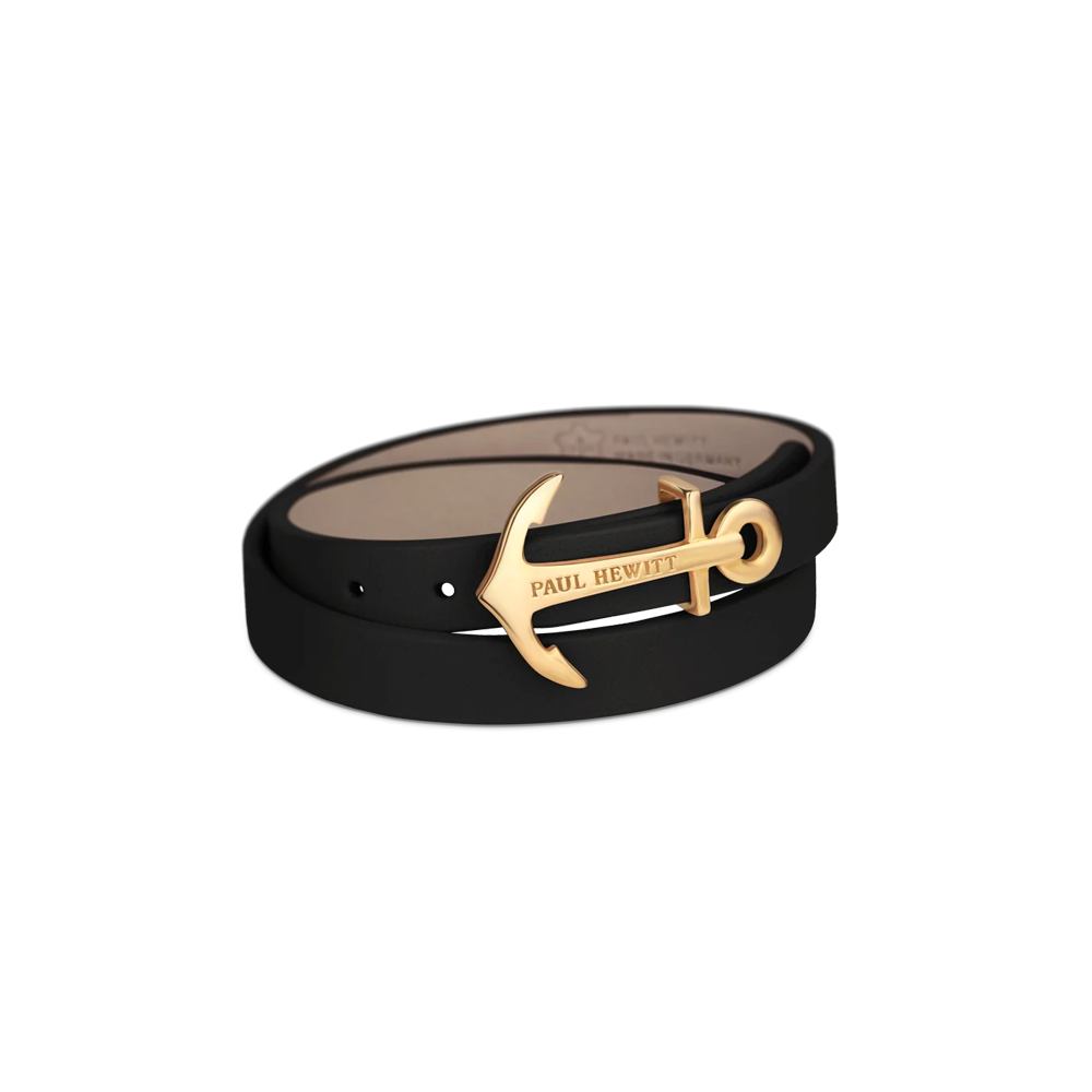 Wrap Bracelet North Bound Gold Black