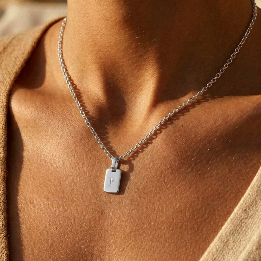 Plate Collier Argent