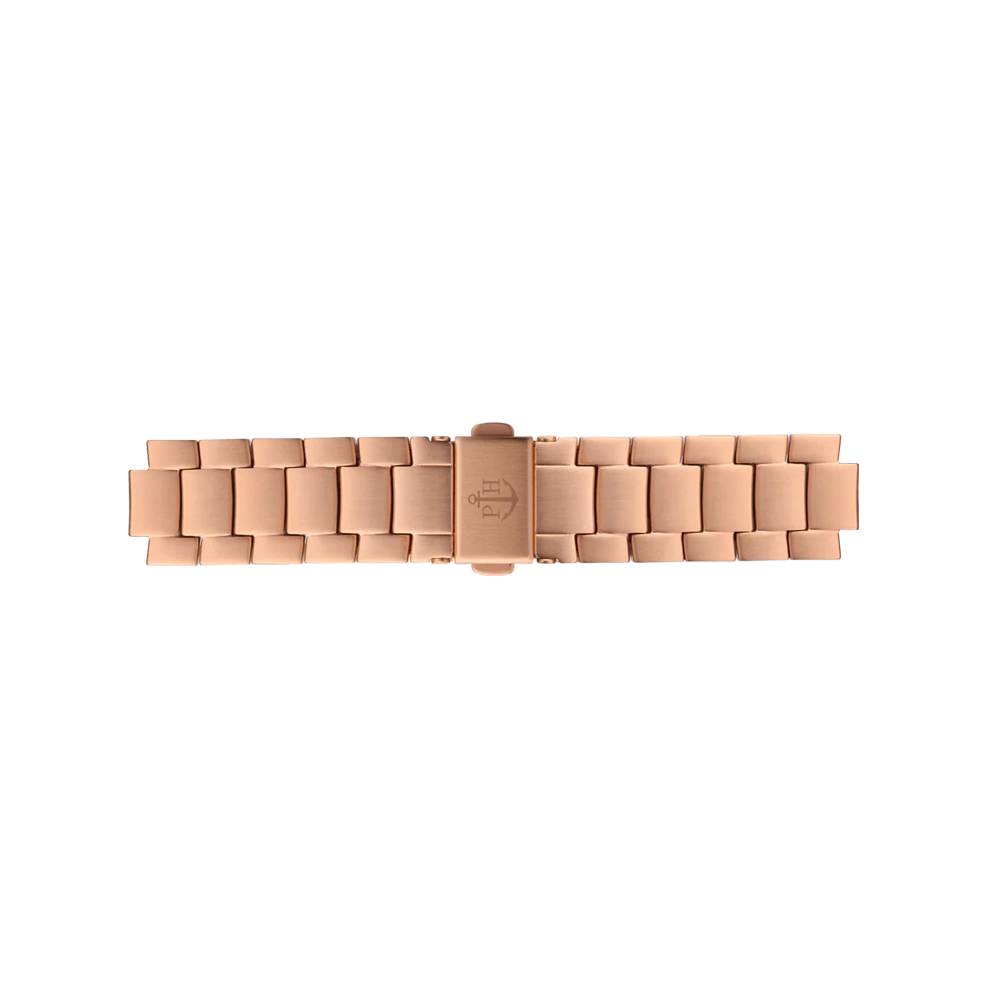 Metall Uhrenarmband Roségold 16 mm
