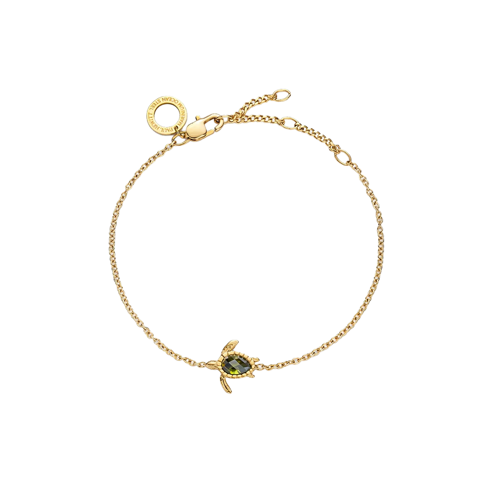 Turtle Mono Armkette Gold
