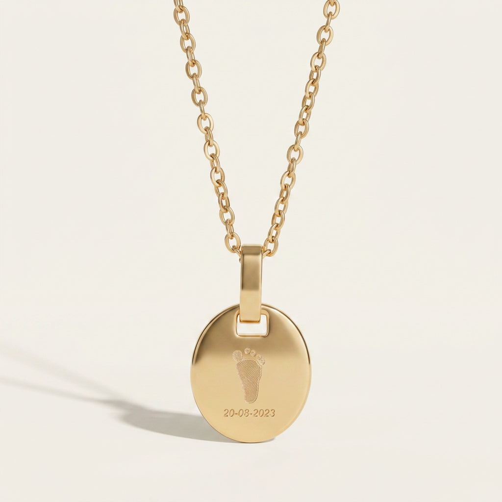 Oval Collier Or