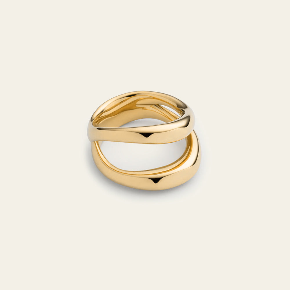 Waves Bague Or