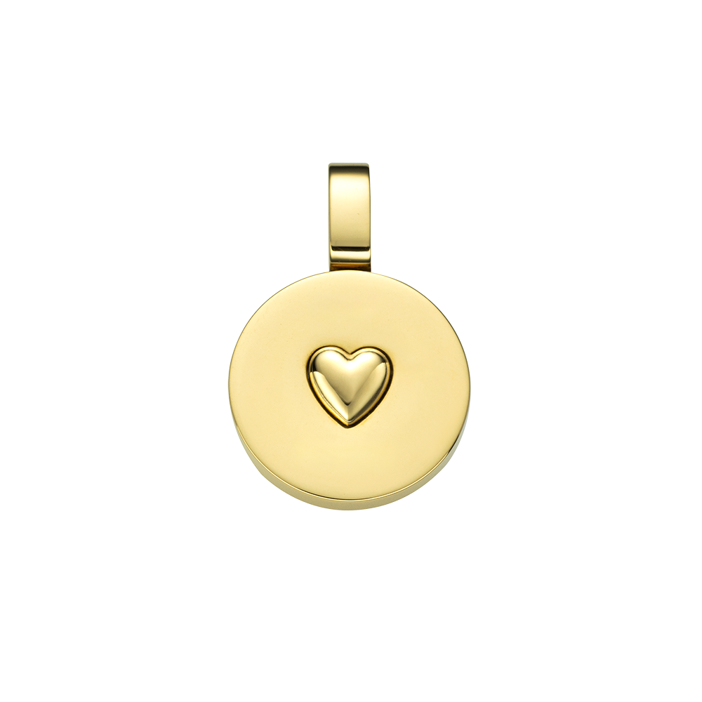 Set Hemisphere Pendant Mama and Necklace Gold